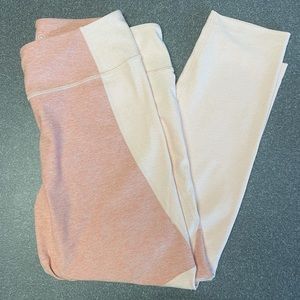 Never worn color blocked 3/4 legging OutdoorVoices